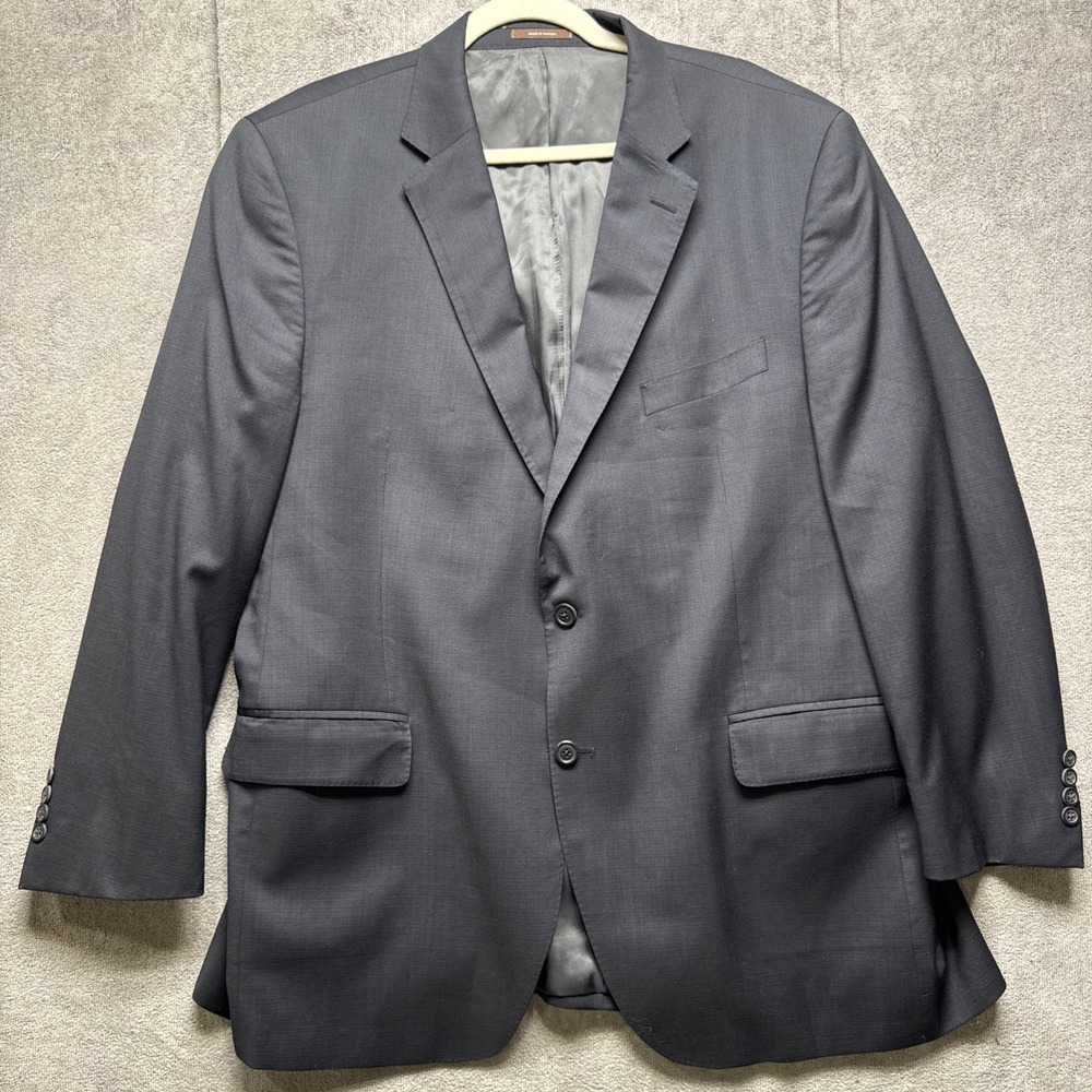 Peter Millar Men's 46R Black Wool Blazer Formal Sport Coat Classic‎ Style